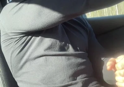 Car Masturbation and Cum