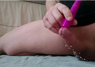 Vibrator On Pierced Cock To Orgasm 1