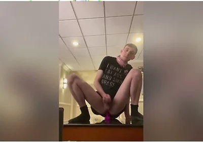 Twink Plays On Hotel Furniture
