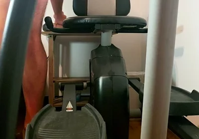 Beary Ride the Exercise Bike Until He Cums
