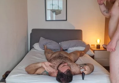 Ginger Beefy Bear First Time Bottom Plug Prep, Deepthroat, Raw Breeding