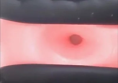 Exercise donut ball pumped