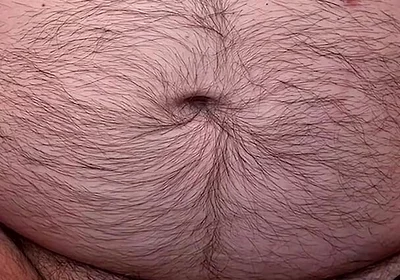 Hairy Bear Ass Spread, Spit, Precum and Sperm