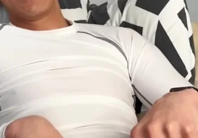 From Youtube Live to Full Load - Leo Latte in Thong & Cock Ring