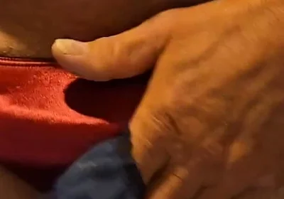 Stepdaddy Wearing and Playing with a Few Pairs of My Sexy Satin Panties