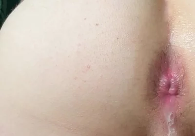 Slutty Hole Dripping Daddys Cum Out