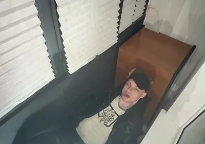 Leather Biker Piss on Leather Scally Chav Guy