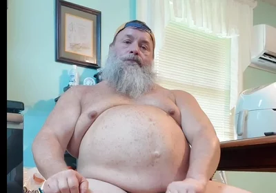 Stroking My Thick Stepdaddy Bubba Cock in the Kitchen