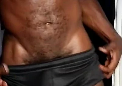 Wearing My Black Box Shorts, with a Surprise Revealed Towards the End.