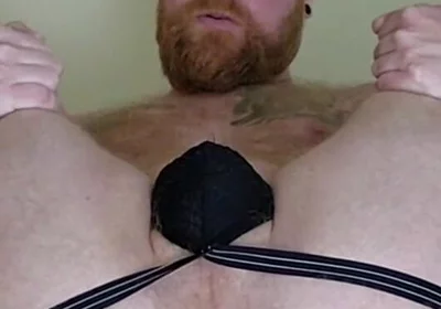 Mid-workout, Needed to Show off My Sweaty Fuck Hole