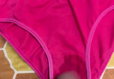 My Exgirlfriend Shreya's Red Sniffing and Panties Cum