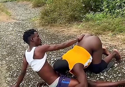 Outdoor Fucking My Chubby Friend