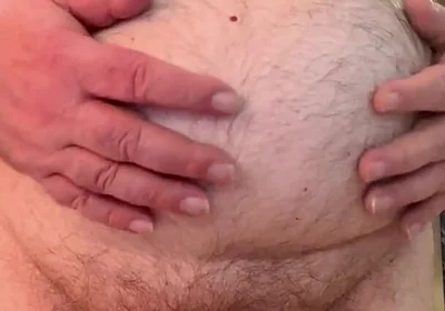 Coach Karl Rubs His Belly 6811
