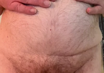 Coach Karl Rubs His Belly 6811