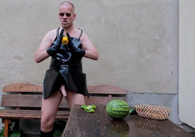 The Horny Rubber Gardener - Crushing Vegetables & Boot Care