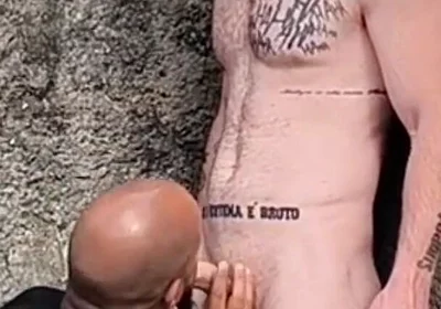 Backyard Blowjob.