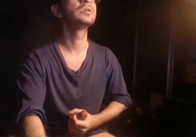 A Guy Plays with His Dick During a Webcam Show