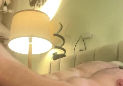 Laying Down with Penis Ring See Me Bust