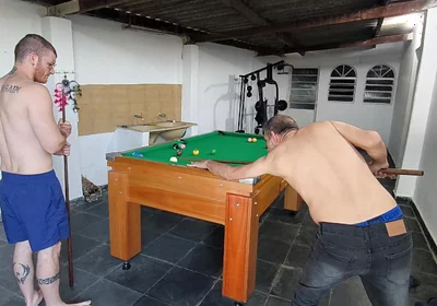 The Carmonas Playing, Who Lost the Bet?