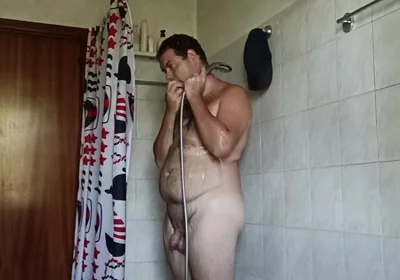 Completely Naked in the Shower