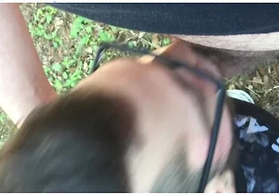 Kinda Risky Public Blowjob