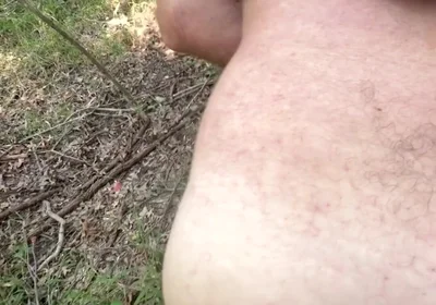 Cruising Straight Guy Gets Bent Over a Tree