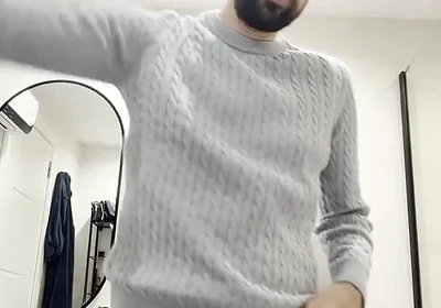 Hot Mature Stepdaddy Jerking off and Showing Ass
