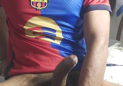 Man Masturbating Until He Ejaculates