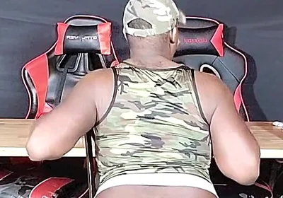 Military Slut Destroying Bussy with Giant Dongs