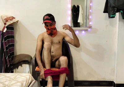 Pink Underwear and Masturbating