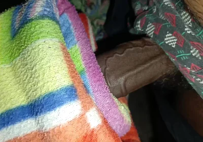 Big Black Cock a Man Handjob in Night Room