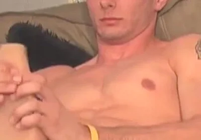 Tyson: Muscular 20-year-old with Big Dick Cums Twice
