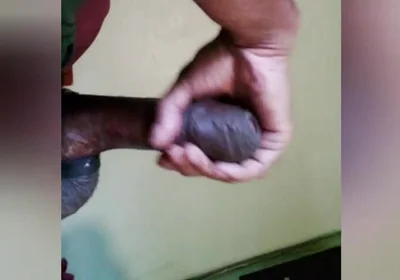 Jerkin' My Huge Cheesy Uncut Dick & Cummin'