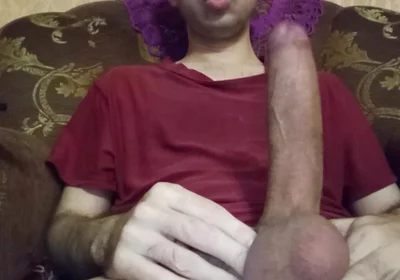 Boy with Huge Cock. Solo Masturbation