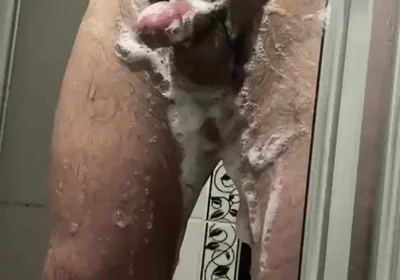1-) Turkish Bathroom Shower and Big Ejaculation.foot:)