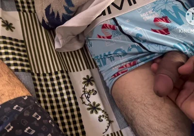 First Time with Straight Beard Roommate Big Cock Wowww