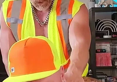 Construction Worker Coffee Break Gangbang