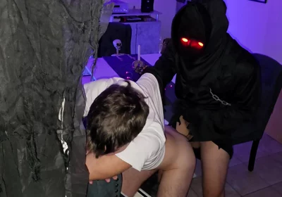 Gay Halloween Night Bareback Fuck