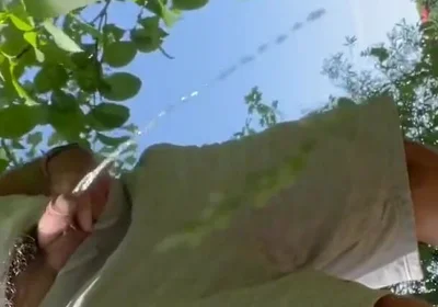 Pissing at the Lake