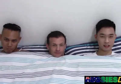 Andy And Jamie Team Up To Breed With Naughty Asian Jock Erik