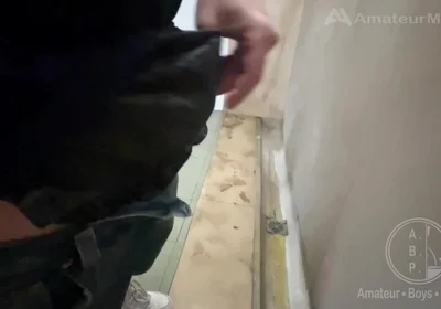 Peeking, Peeing, Flashing, Teasing at Public Urinal
