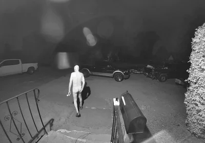 Solo Dildo Play in Front Yard - Exposed for All to See