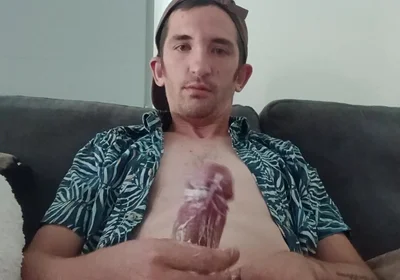 Young Guy with His Xxl Jerks off with Big Cumshot