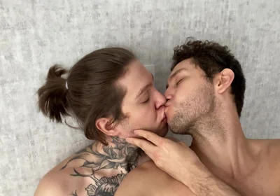 Bulge Rubbing and Dual Handjob Turns Into POV Deepthroat and Bareback Doggy
