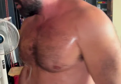 Karate Fighter Gets His Muscles Worshipped and Jerks off