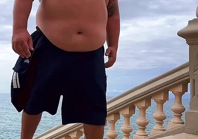 Naked Chubby Dancing Bear up Close Hands Free Orgasm