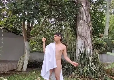 Greek God Turned to Stone Gets Fucked to Be Thawed Out