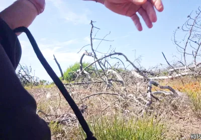 Masturbating My Big Cock on a Beach - Walking Excited