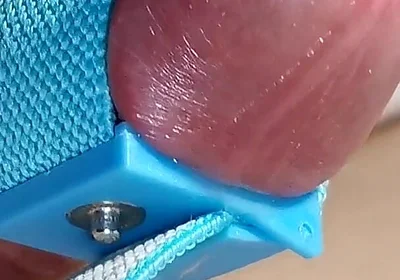 A Powerful Fountain of Hot Sperm After a Long Abstinence!