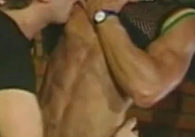 Muscular Hunks Enjoy Raw Bareback Anal Session